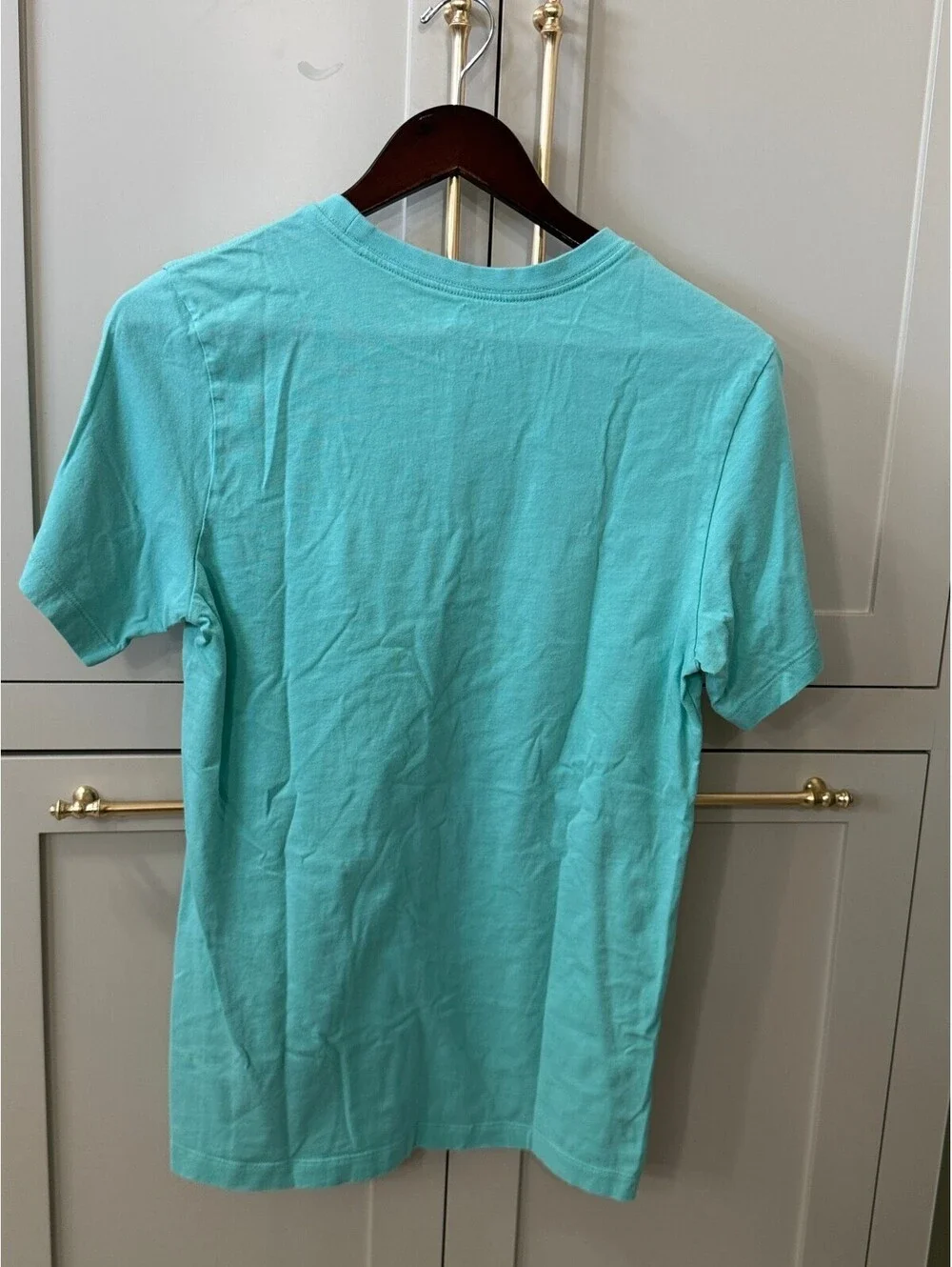 Nike Tee Short Sleeve T-Shirt Size Small Aqua Blue